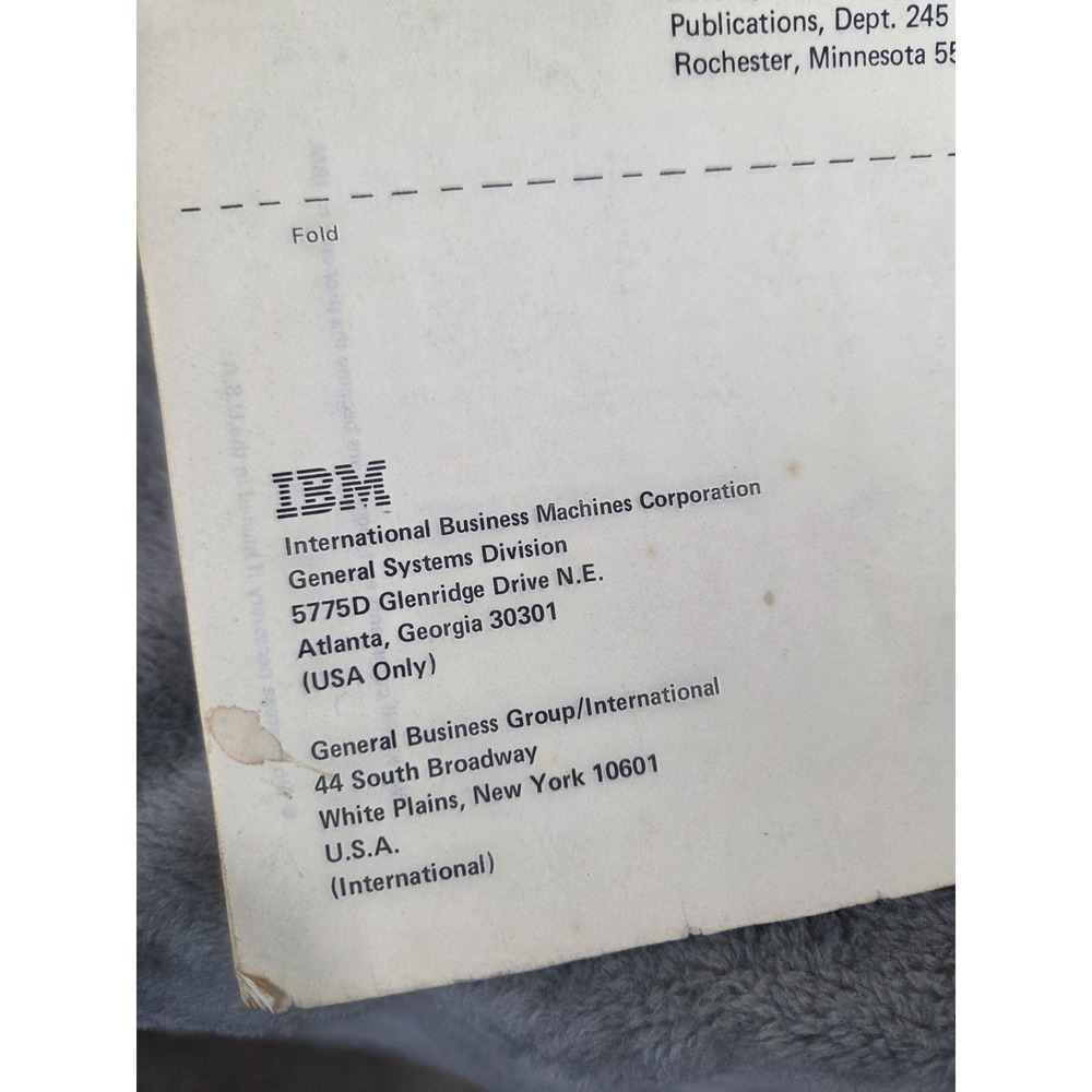 IBM System 3 Model 15 Operator's Guide 3rd Edition 1976 - Picture 3 of 9